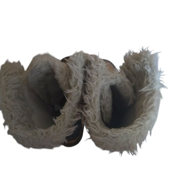 HELLY HANSEN WOMEN'S SIZE 6 BROWN LACE UP WINTER GARIBALDI WATERPROOF SNOWBOOTS - Picture 5 of 8